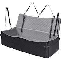 Unipaws Dog Car Seat for Medium/Large Dogs with Safety Belts and Side Pockets