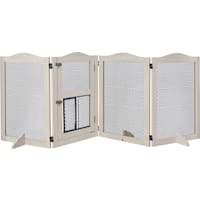 Unipaws 31.7" H Free Standing Pet Gate with Supporting Feet