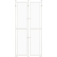 Unipaws 75" H Extra Tall Clear Acrylic Pet Gate with Support Pillars