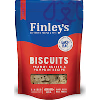 Finley's Peanut Butter And Pumpkin Biscuits Dog Treats