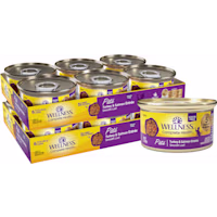 Wellness Complete Health Grain Free Turkey & Salmon Entree Pate Wet Cat Food