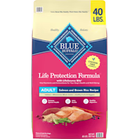 Blue Buffalo Life Protection Formula Made with Natural Ingredients, Salmon & Brown Rice Recipe Adult Dry Dog Food