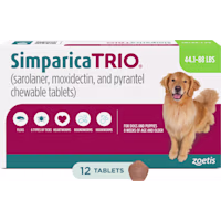 Simparica Trio for Dogs 44.1-88 lbs.