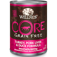 Wellness CORE Natural Grain Free Turkey, Pork Liver & Duck Recipe Wet Dog Food