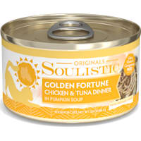 Soulistic Originals Golden Fortune Chicken & Tuna Dinner in Pumpkin Soup Wet Cat Food