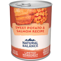 Natural Balance Limited Ingredient Adult Grain-Free Wet Canned Dog Food Sweet Potato & Salmon Recipe