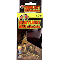 Zoo Med Nightlight Red Reptile Bulb 40 Watts