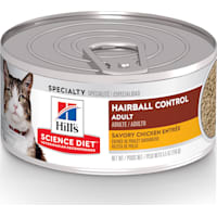 Hill's Science Diet Adult Hairball Control Savory Chicken Entree Canned Wet Cat Food