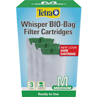 Tetra Whisper Bio-Bag Medium Disposable Filter Cartridges for Aquariums