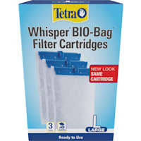 Tetra Whisper Bio-Bag Large Disposable Filter Cartridges for Aquariums