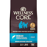 Wellness CORE Wholesome Grains High Protein Natural Ocean Whitefish & Herring Recipe Dry Dog Food