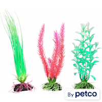 Imagitarium Glow in the Dark Variety Pack Plastic Aquarium Plants