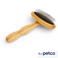 Well & Good Wooden Cushion Slicker Dog Brush