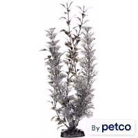 Imagitarium Black & White Background Plastic Aquarium Plant