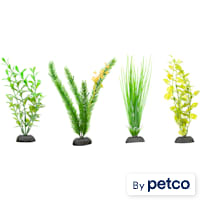 Imagitarium Green Plastic Aquarium Plants Midground Value Pack
