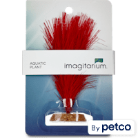Imagitarium Feather Silk Plant Aquatic Decor