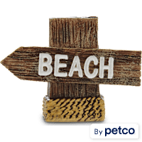 Imagitarium Resin Beach Sign Aquatic Decor