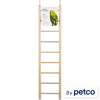 You & Me Bird 9-Step Wood Bird Ladder