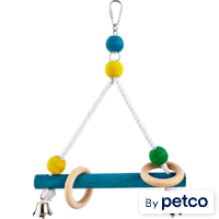 You & Me Bird Perch Swing with Bells