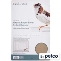 So Phresh Gravel Paper Liner for Bird Habitats
