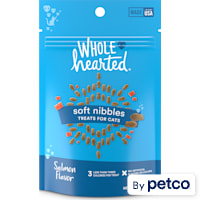 WholeHearted Savory & Tasty Soft Cat Treats - Salmon Recipe