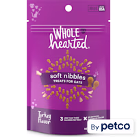 WholeHearted Savory & Tasty Soft Cat Treats - Turkey Recipe