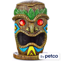 Imagitarium Dazzling Tiki Aquarium Ornament and Hideaway