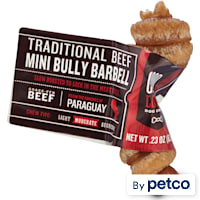 Good Lovin' Traditional Beef Mini Bully Barbell Dog Chew