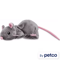 Leaps & Bounds Grey Rat Cat Toy