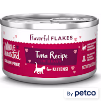 WholeHearted Canned Kitten Food - Grain Free Tuna Recipe Flaked in Gravy