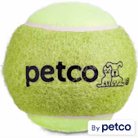 Petco Tennis Ball Dog Toy in Green