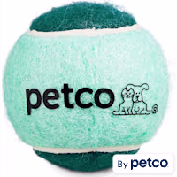Petco Tennis Ball Dog Toy in Teal