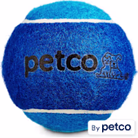 Petco Tennis Ball Dog Toy in Blue