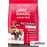 WholeHearted Grain Free All Life Stages Beef & Pea Formula Dry Dog Food