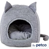EveryYay Snooze Fest Fellow Feline Hooded Igloo Cat Bed
