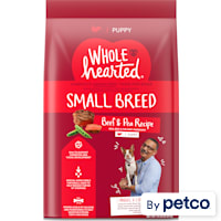 WholeHearted Grain Free Small Breed Beef and Pea Recipe Dry Puppy Food