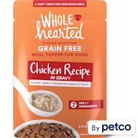 WholeHearted Chicken Recipe in Gravy Dog Meal Topper