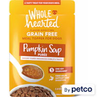 WholeHearted Pumpkin Soup Puree Dog Meal Topper