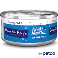 WholeHearted Grain Free Ocean Fish Recipe Pate Adult Wet Cat Food