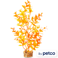 Imagitarium Orange and Yellow Plastic Aquarium Plant