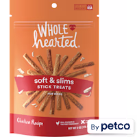WholeHearted Grain Free Soft and Chewy Chicken Recipe Dog Stick Treats