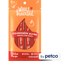 WholeHearted Chicken Recipe Puree Squeezable Cat Treats
