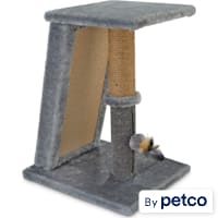 EveryYay Raised Runway Cat Scratch Post With Refillable Corrugated Cardboard