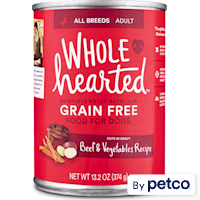 WholeHearted Grain Free Adult Beef and Vegetable Recipe Wet Dog Food