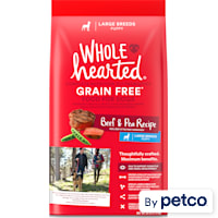 WholeHearted Large Breed Beef & Pea Recipe Dry Puppy Food