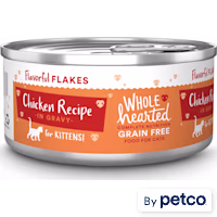 WholeHearted Grain-Free Chicken Recipe Flakes in Gravy Wet Kitten Food