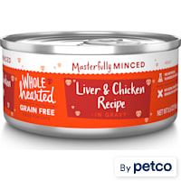 WholeHearted All Life Stages Grain-Free Chicken & Liver Recipe Minced in Gravy Wet Cat Food