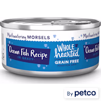WholeHearted All Life Stages Grain-Free Oceanfish Recipe Morsels in Gravy Wet Cat Food