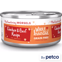 WholeHearted All Life Stages Grain Free Chicken & Beef Recipe Morsels in Gravy Wet Cat Food