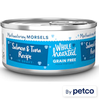 WholeHearted All Life Stages Grain-Free Salmon & Tuna Recipe Morsels in Gravy Wet Cat Food
